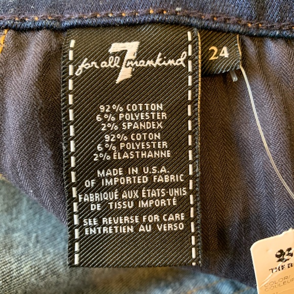 NWT! 7 For All Mankind relaxed skinny jean - Picture 15 of 16